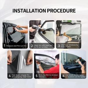 Automative Nano Ceramic Window Tinting Film With PET Layer 60inchx100feet