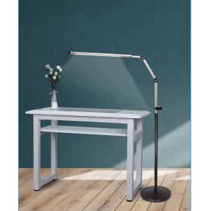 Swing Arm Dimmable Aluminum LED Touch Switch Manicure Table Lamp With Floor