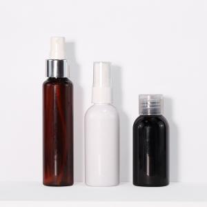 60ml Plastic Cosmetic Bottles Brown Eye Dropper Bottles With PET Collar And