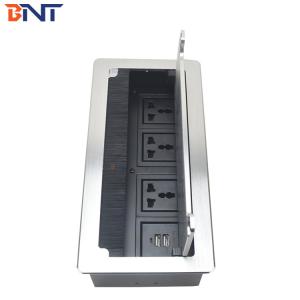 Flip Up Power Outlet With USB Charger Interface