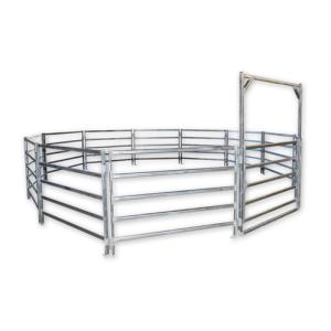 Buy cheap 40x40 1.8M x 2.1M Heavy Duty Portable Cattle Panels For sale 6 Oval Bars 30*60mm from wholesalers