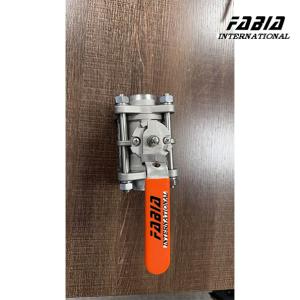 2'' Three Piece Ball Valve CF3M Manual Valve Butt Weld Connection