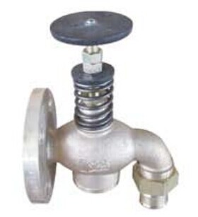 Bronze Fuel Oil Tank Self Closing Drain Valve / Marine Check Valve F7398U With