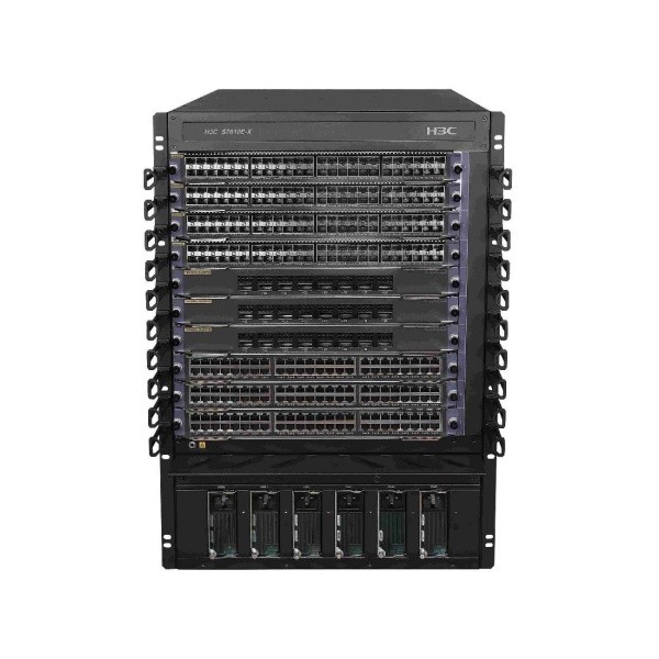 Quality High-Performance H3C LS-7610E-X Switch 100G/40G Density , IRF2 Virtualization & SDN Support for sale