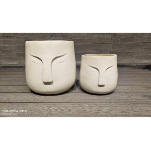 Customed Fiber Cement Pot For Warmer And Camping Burners