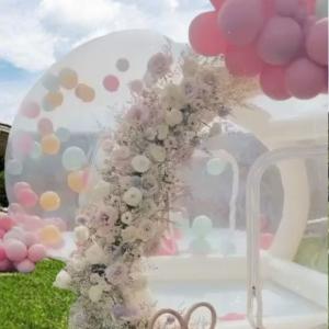 Commercial Grade Inflatable Bubble House with Castle Design and Repair Kit