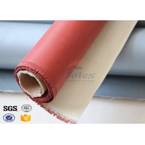 China 0.7mm Thickness Fireproof Silicone Coated Glass Fabric for Welding Protection on sale