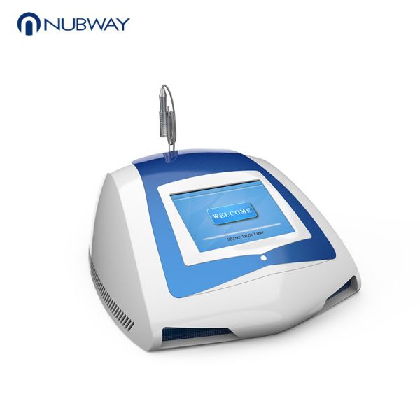 2019 newest Easy operation 8 different spot sizes 980 nm diode laser vascular &