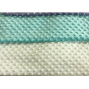 Micro Fleece Bubble Minky Plush Fabric OEKO Certification 100% Polyester