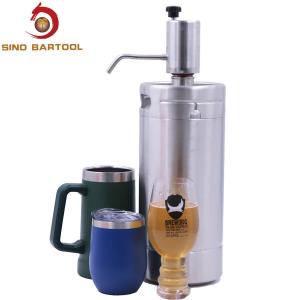 FDA Mini 130l Home Beer Keg Dispenser , Pressurized Mini Keg