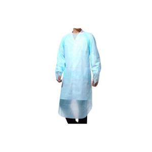 Disposable Polyethylene. Unisex Liquid-Proof Workwear. Protective Uniform with