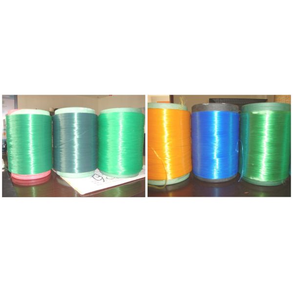 Bright Dyed High Tenacity Polypropylene Yarn For Fabric / PP Bags