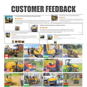 Road Construction Machinery Vibratory Road Roller 8 Ton with High Quality Spare