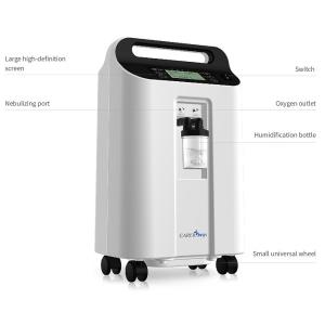 5 Lpm Portable Oxygen Concentrator With Adjustment Button