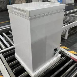 220V / 50Hz Mini Deep Chest Freezer With Door Lock And Silver Exterior