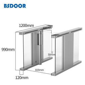 Automatic Security Swing TCP Face Recognition Turnstile Single Directional
