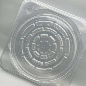 12 Inch Stackable Silicon Wafer Box Clear PS Material Rectangular With SGS