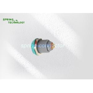 7 Poles Plastic Push Pull Self - Locking System Receptacle Green Backnut