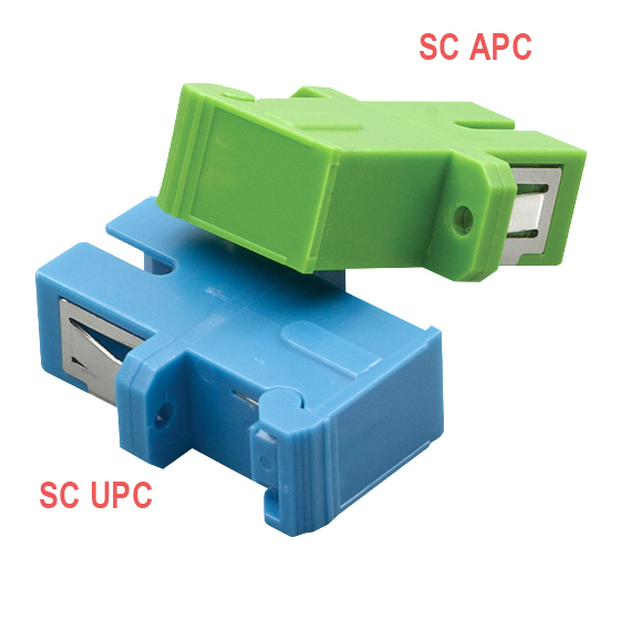 Low Insertion Loss SC Singlemode Fiber Optic Adapter with Side Auto Shutter and Zirconia Sleeve