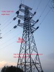 megatro 110KV SJ45° DC angle tower,power steel tower of 110 kv line products