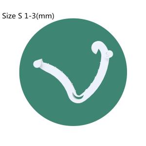 Economical Single Polymer Ligating Clips Endoscopic Surgery Clip NLC-OS