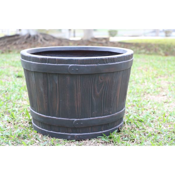 Indoor Hotel Garden Fiber Clay Planter With Hand Carved Finishing Customed Hand Carved Hand Carved Hand Carved