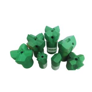 H25 Threaded Steel Cross Type Industrial Drill Bits For Rock / Mining Drilling