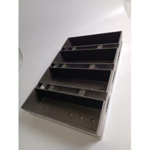 PTFE Al Alloy Baguette Cooking Bread Mold Loaf Pan Set