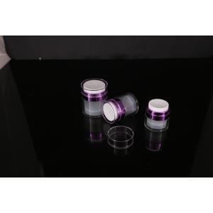 hand lip crystal pump empty square white Screen Printing Airless 30ml Cosmetic