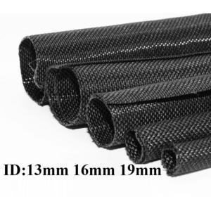 Flameproof Self Wrapping Split Braided Sleeving Auto PP Weave Braided Cable