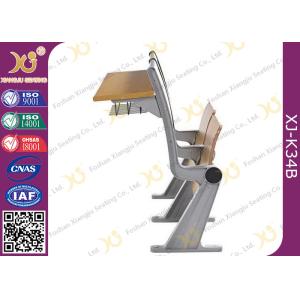 Cold Rolled Steel Bookshelf Lecture Theatre Seating With Writing Table