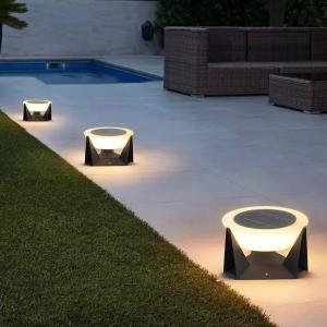 Solar Pillar Light with Support Dimmer Long Lifespan and Working Time hours of