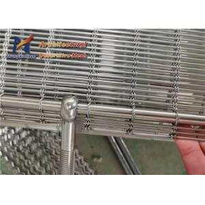 Ss 201 Architectural Cable Mesh Decorative Cambered Ceilings Facades Exhibition