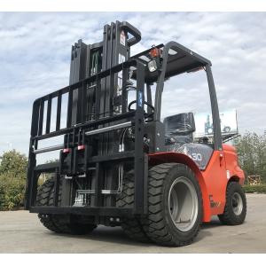 4250kg Full Free Lift Mast 3.5ton Diesel Forklift with Positioner and Side