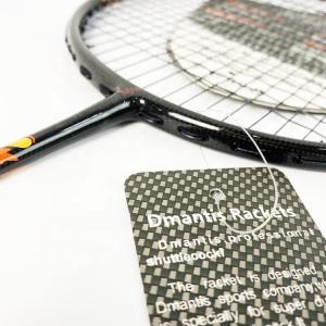 Full Carbon Fiber Racquet Wooven Handle Moderate Lightest Badminton Racket