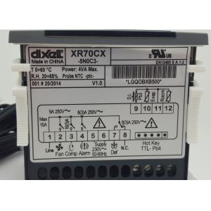 NTC PTC Probe Dixell Digital Temperature Controller XR70CX-5N0C3 With Fan