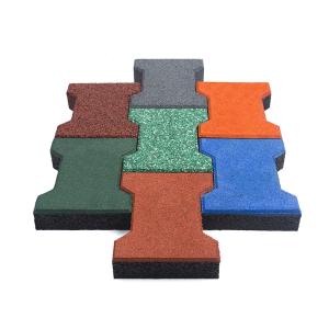 China Eco-Friendly Interlocking Horse Stall Mats with 60-70 ShoreA Hardness and 1.5g/cm3 Density Made from EPDM Granules on sale