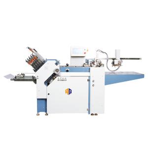 High Precision Leaflet Folding Machine With 480mm Width Belt Driving
