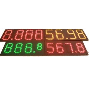 Waterproof LED Display Board Oil Price Sign For Gas Station with Remote Control