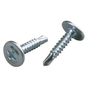 M3 M4 Steel Cross Recessed Wafer Button Head Self Tapping Drilling Screw For