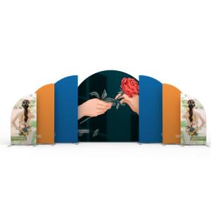 New design wedding decoration backdrop stand round cake table flower pedestal