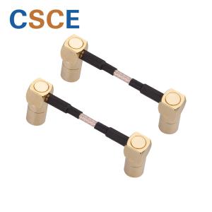 Customize Length Antenna Pigtail Cable , RG179 Brown Female SMB Coax Cable