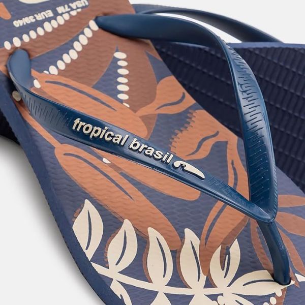 Lightweight Palm Leaves Print Flip Flop Sandals Womens Custom Logo