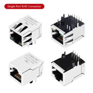 LPJ16611AFNL 1X1 Single Socket 21.25mm Length Rj45 Ethernet Jack