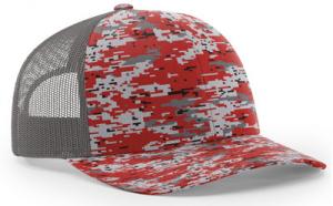 Wholesale Sublimated Camo Pattern Mesh Trucker Hats Adjustable Snapback Caps Embroidery Logo from china suppliers