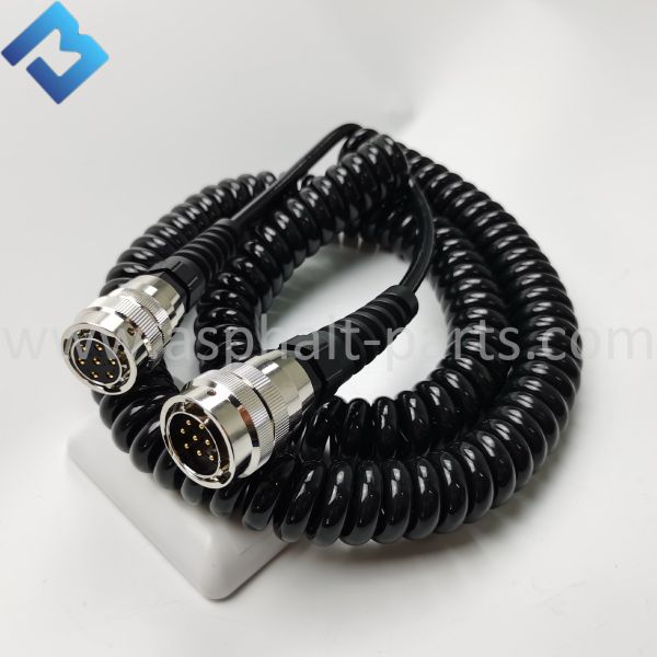 -3 cable suppliers asphalt paver 8 pin 7 holes 2321132 1M electric wire cable for new grade sensor