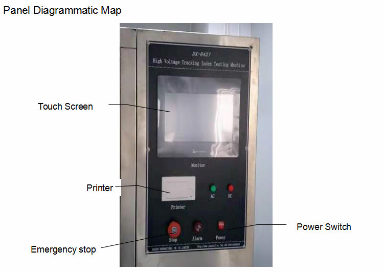 IEC60587-2007 Automatic High Voltage Tracking Index Flammability Test Machine