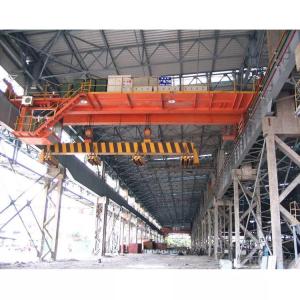 QC Model Double Girder Overhead Crane With Magnet