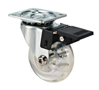 2 inch polyurethane wheels clear casters