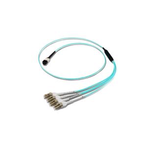 MPO MTP Fan Out Cable MPO TO LC Duplex Breakout 8/12 Fiber Optic Patch Cord